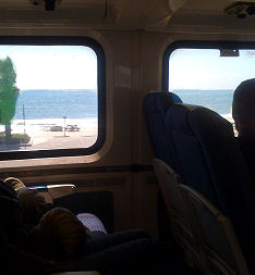 View from train-Ocean side